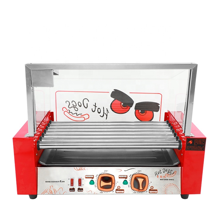 Hot Dog Press - Kommerzielle Elektrische Hot-Dog-Zubereitungsmaschine Wärmevitrine Hot-Dog-Dampfgarer