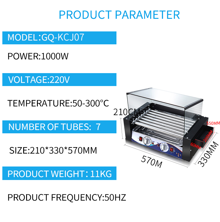 GQ-KCJ07 Meistverkaufter Elekt – Hot Dog Press Bewertung und Preis